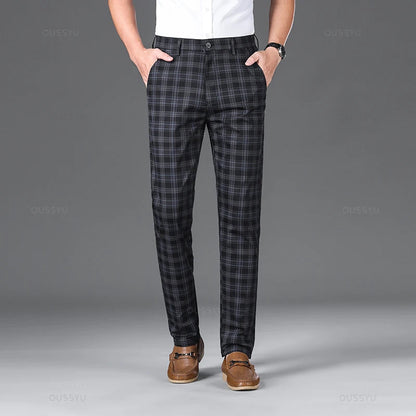 Thijs | Classic Checked Men's Trousers