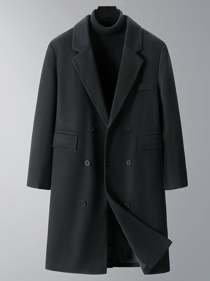 Thijs | Warm Men's Double Winter Coat with Pockets