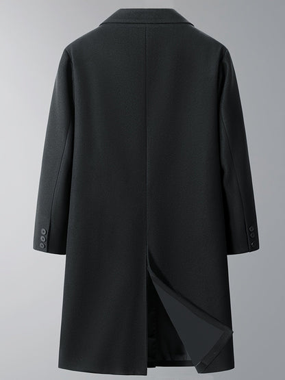 Thijs | Warm Men's Double Winter Coat with Pockets