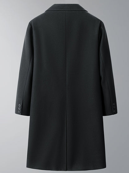 Thijs | Warm Men's Double Winter Coat with Pockets