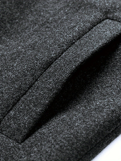 Thijs | Warm Men's Double Winter Coat with Pockets