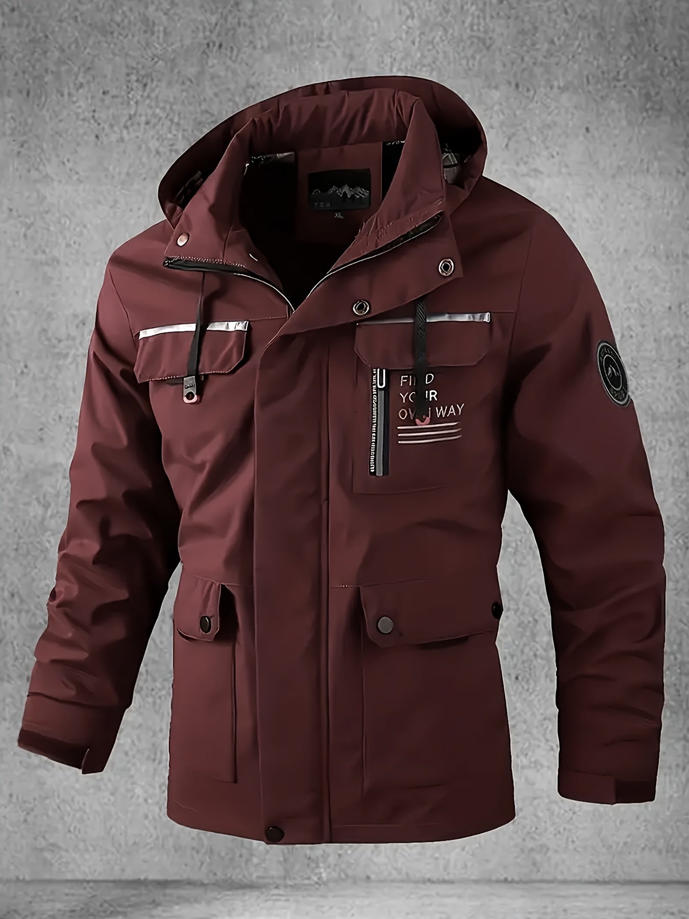 Thijs | Waterproof & windproof men's softshell jacket with hood and multiple pockets