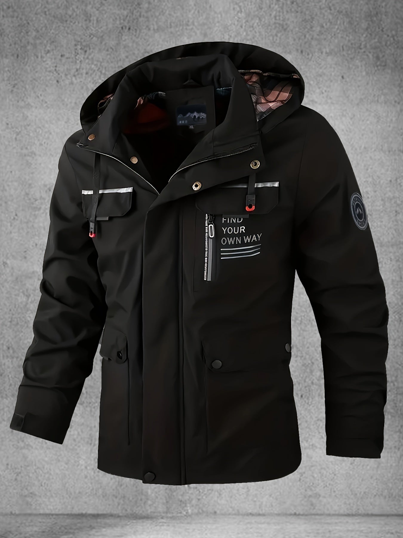 Thijs | Waterproof & windproof men's softshell jacket with hood and multiple pockets