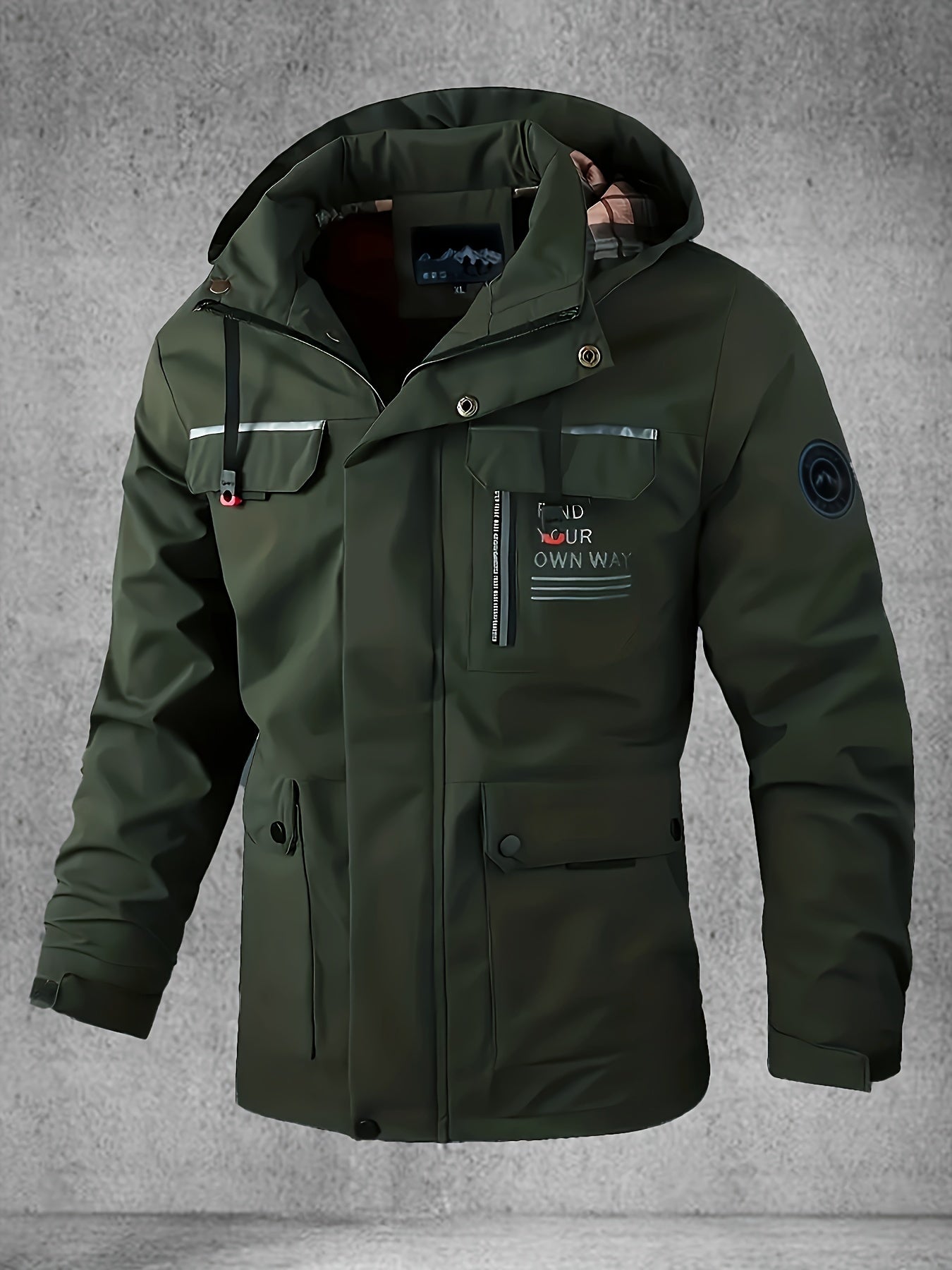 Thijs | Waterproof & windproof men's softshell jacket with hood and multiple pockets