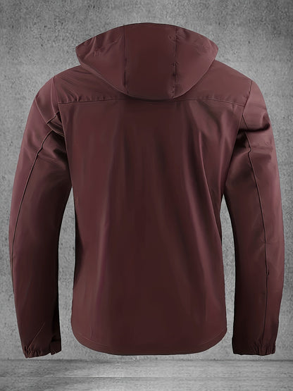 Thijs | Waterproof & windproof men's softshell jacket with hood and multiple pockets