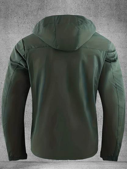 Thijs | Waterproof & windproof men's softshell jacket with hood and multiple pockets