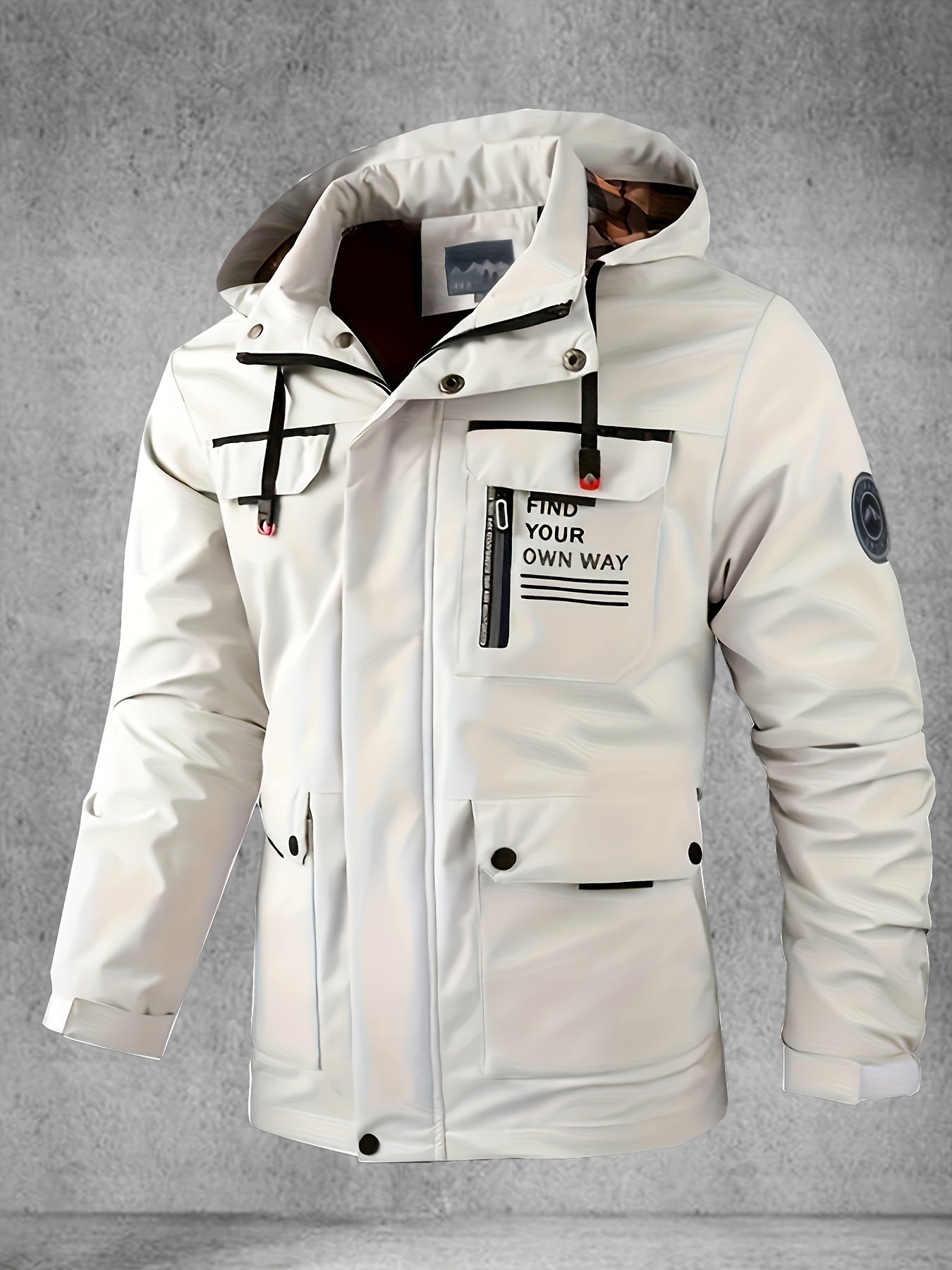 Thijs | Waterproof & windproof men's softshell jacket with hood and multiple pockets