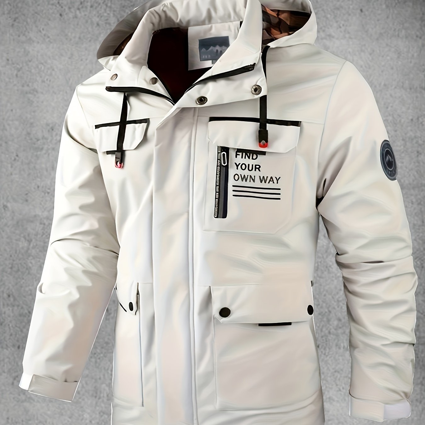 Thijs | Waterproof & windproof men's softshell jacket with hood and multiple pockets