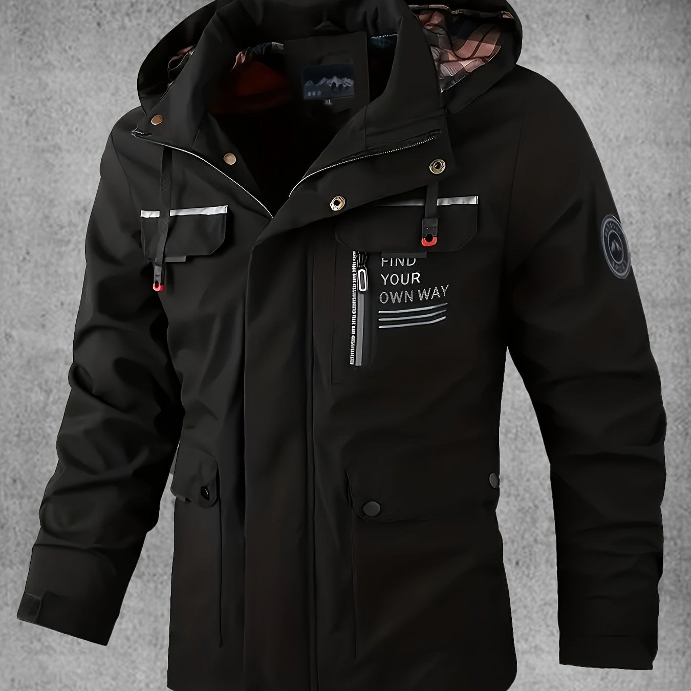 Thijs | Waterproof & windproof men's softshell jacket with hood and multiple pockets