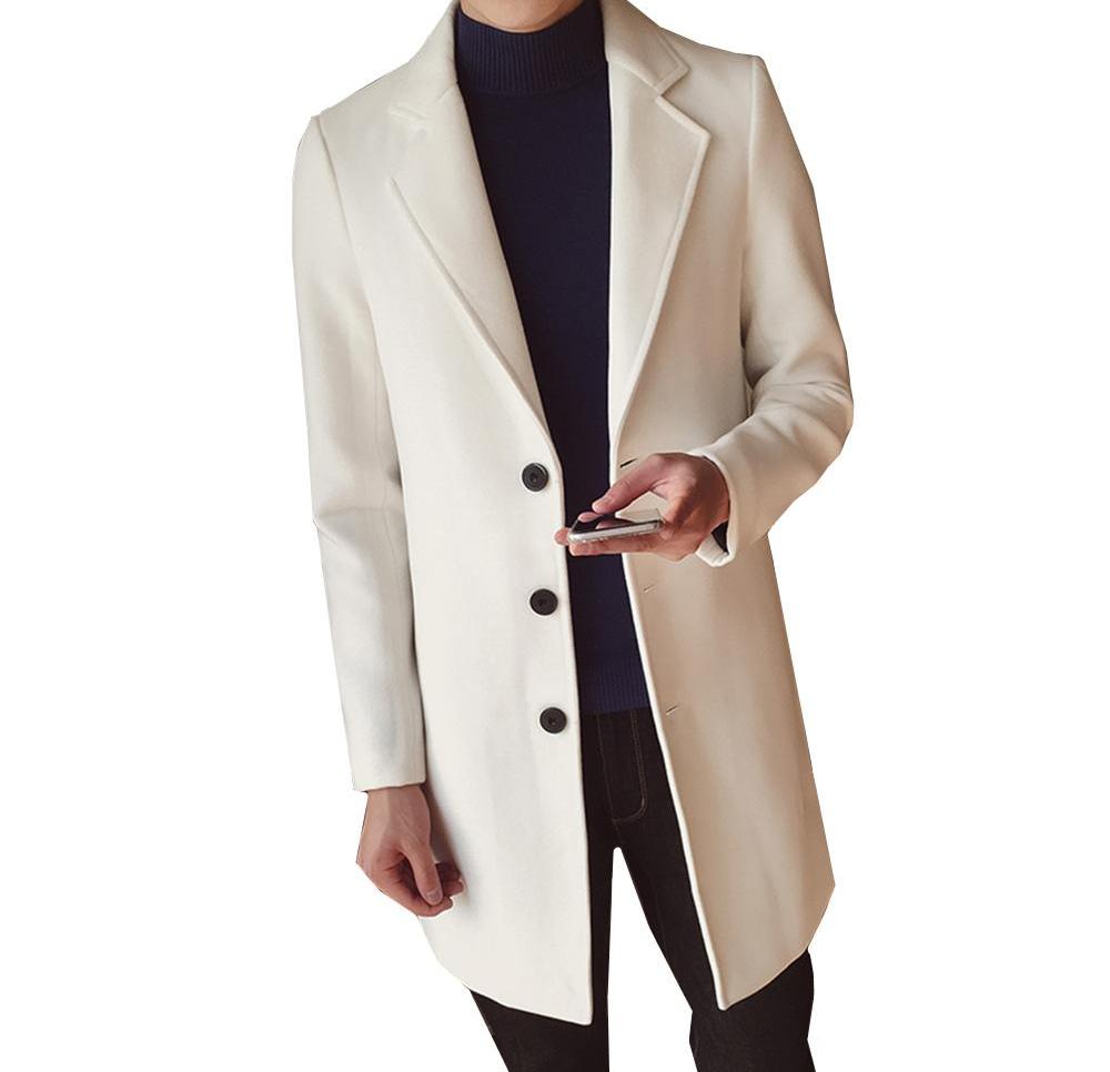 Tim | Long Wool Overcoat for Men