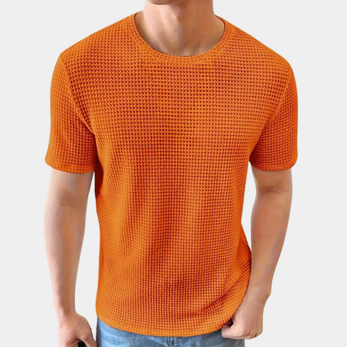 Tim | Orange Summer T-Shirt for Men