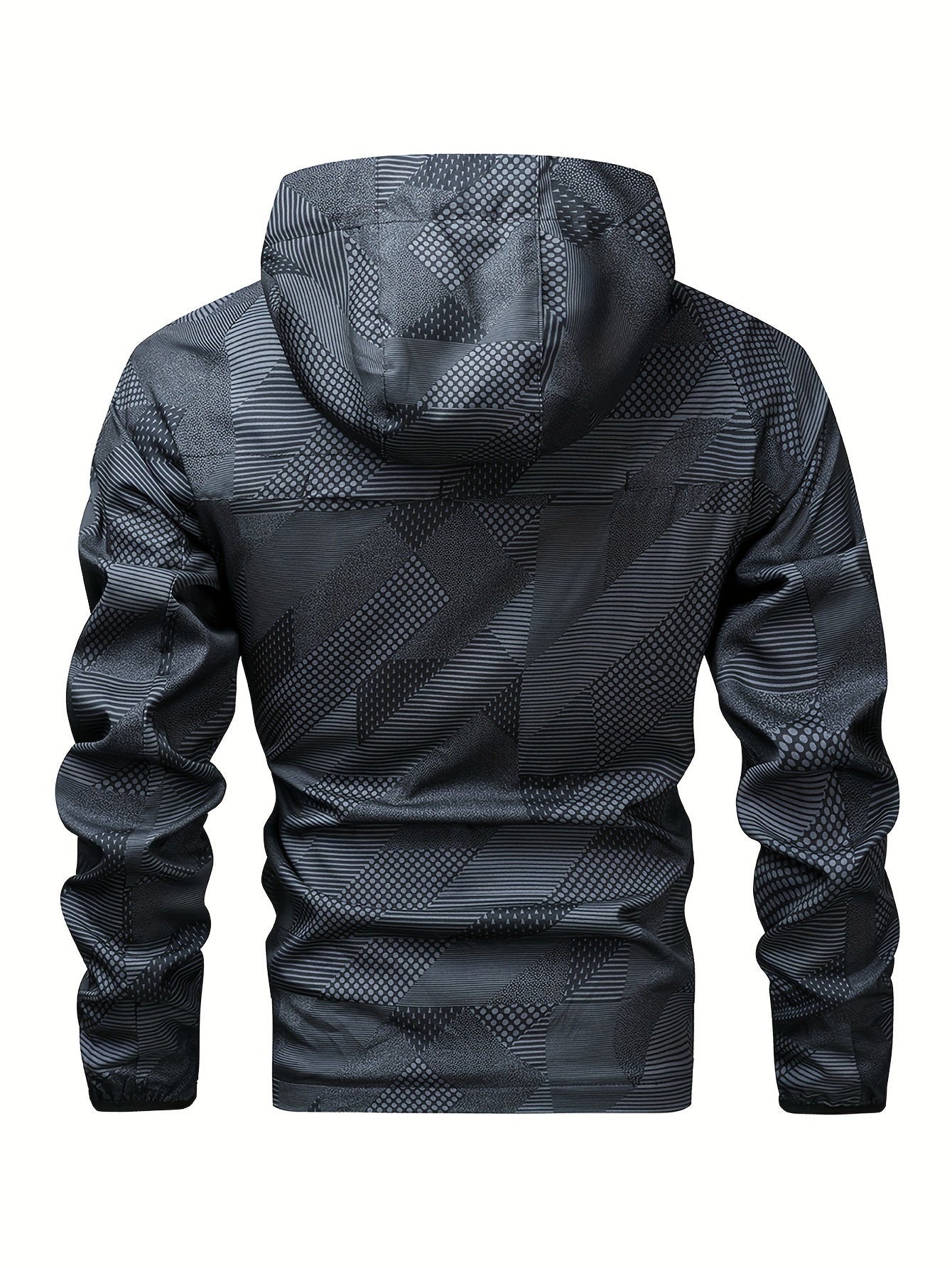 Tom | Colour Block Hooded Zip-Up Jacket for Men