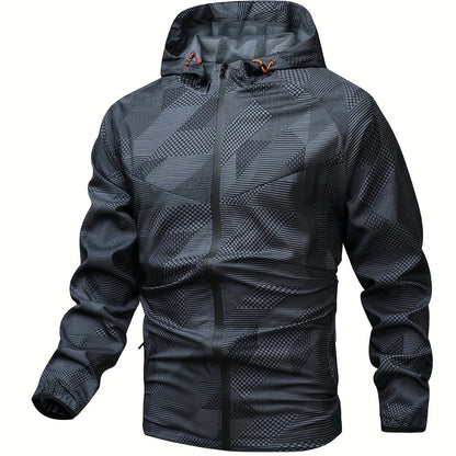 Tom | Colour Block Hooded Zip-Up Jacket for Men