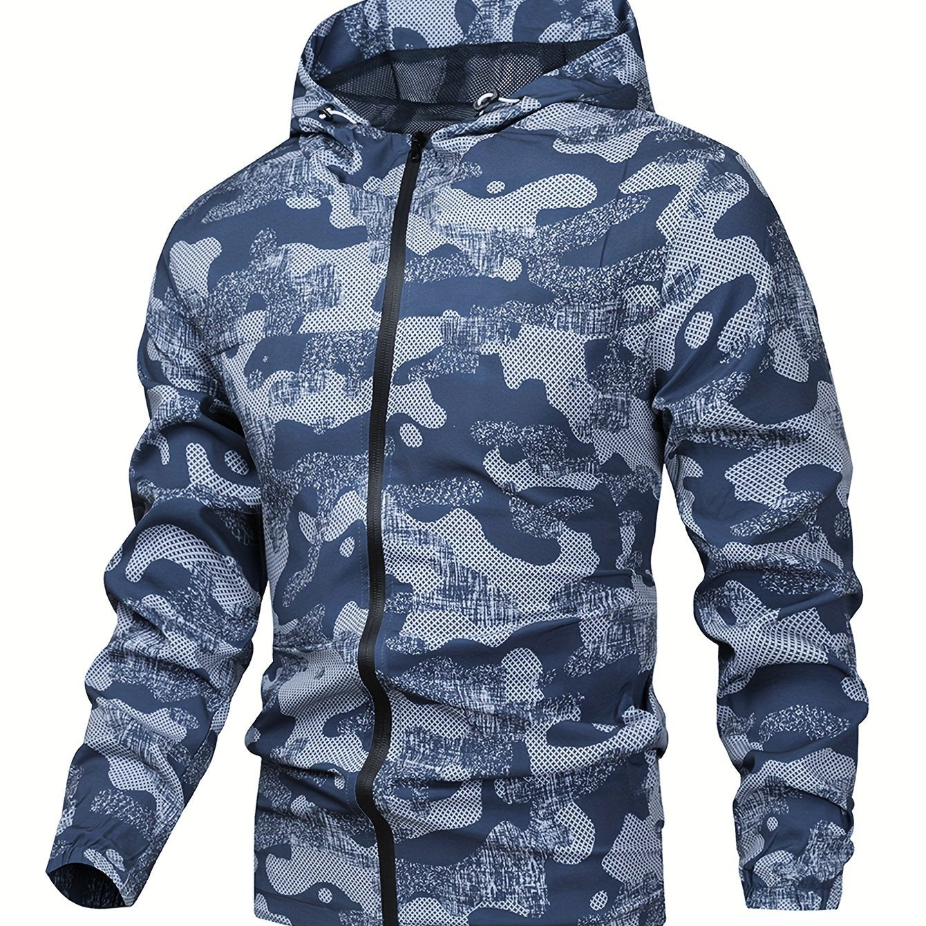 Tom | Colour Block Hooded Zip-Up Jacket for Men