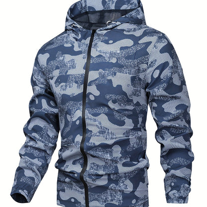 Tom | Colour Block Hooded Zip-Up Jacket for Men