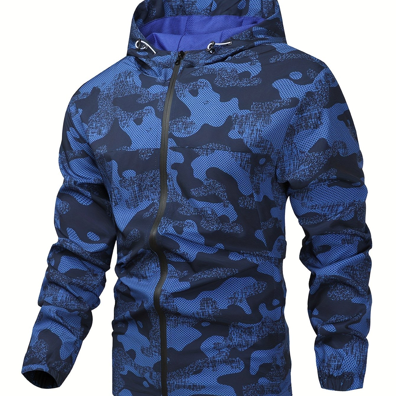 Tom | Colour Block Hooded Zip-Up Jacket for Men