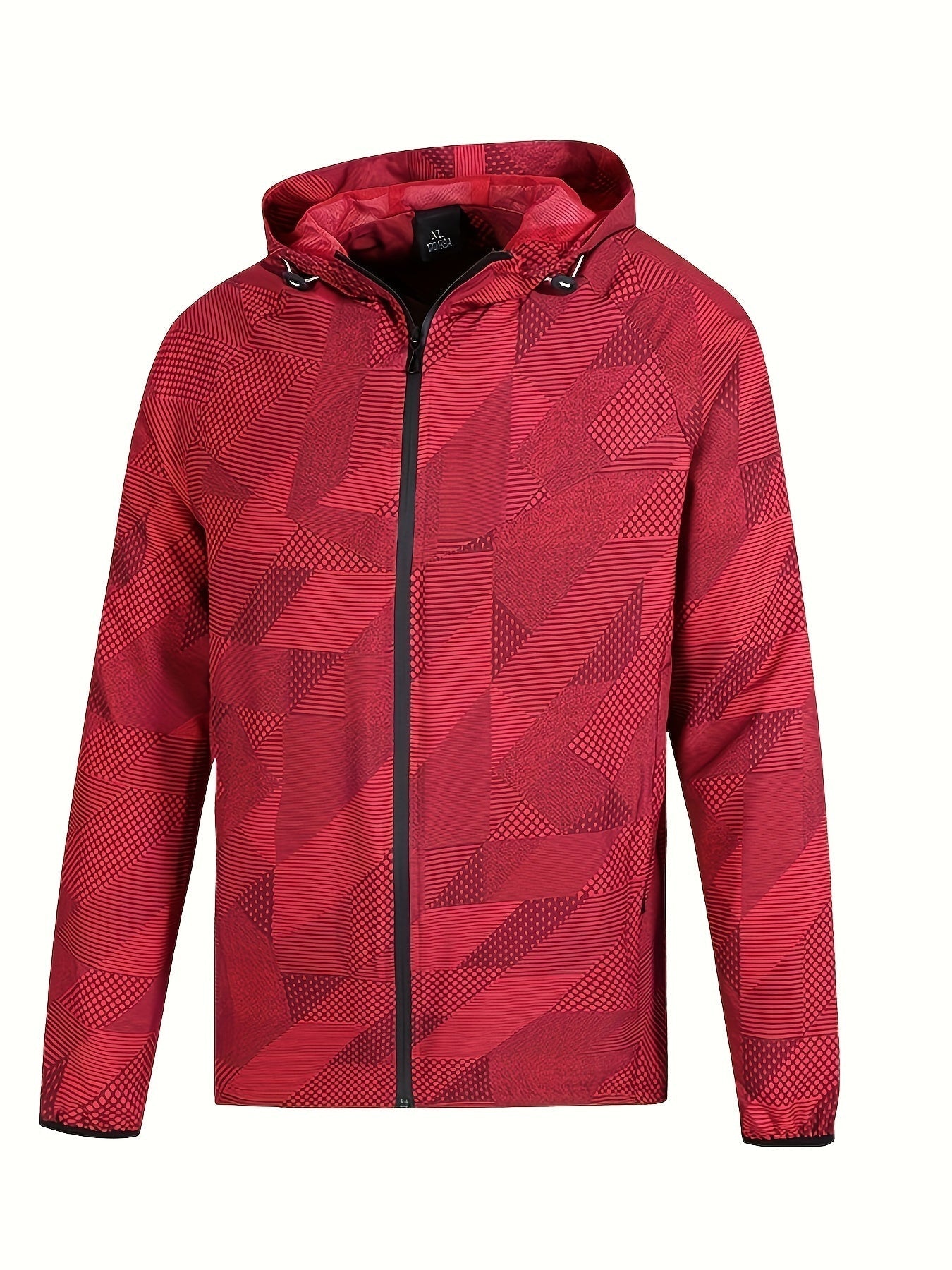 Tom | Colour Block Hooded Zip-Up Jacket for Men