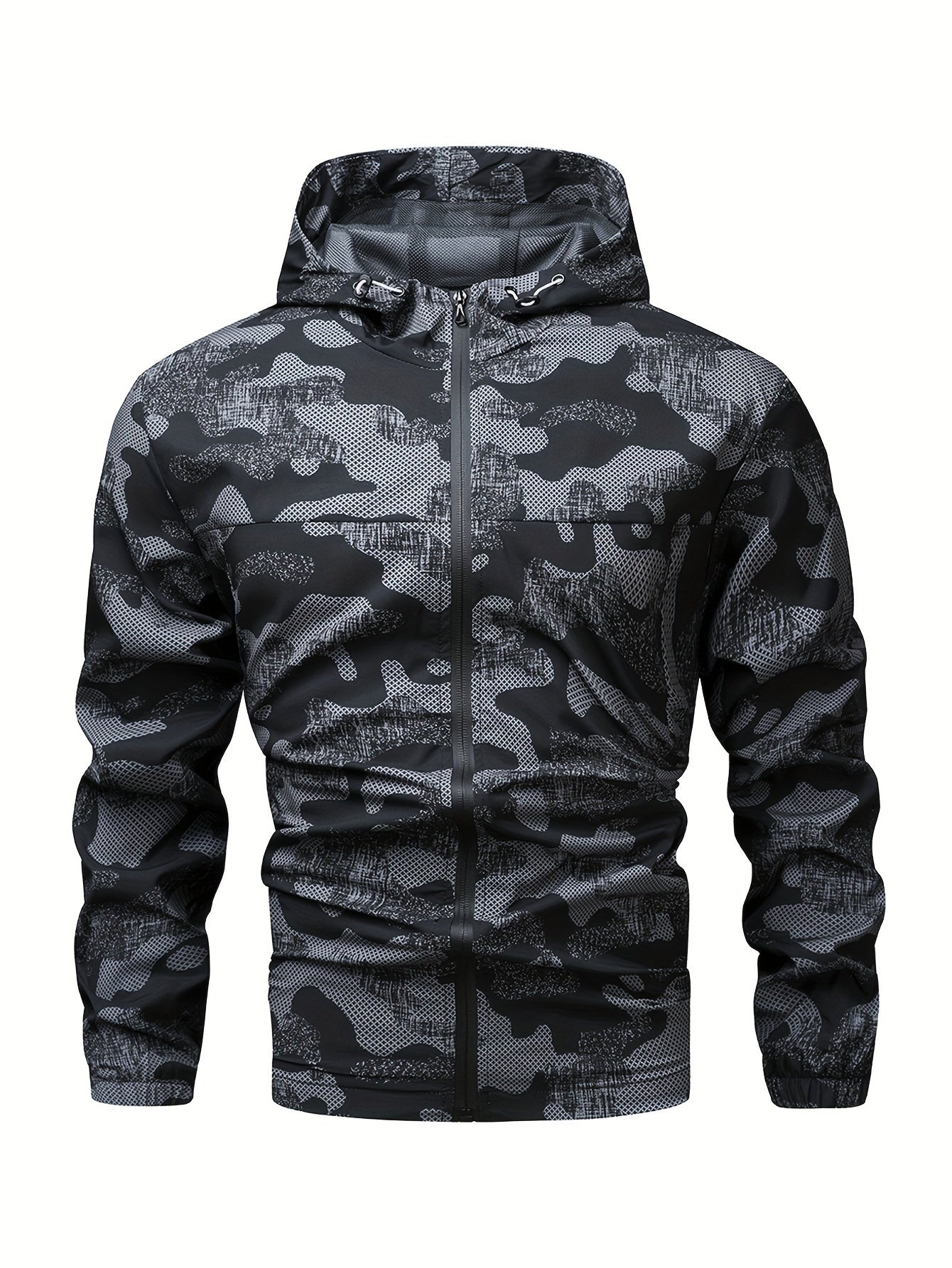 Tom | Colour Block Hooded Zip-Up Jacket for Men