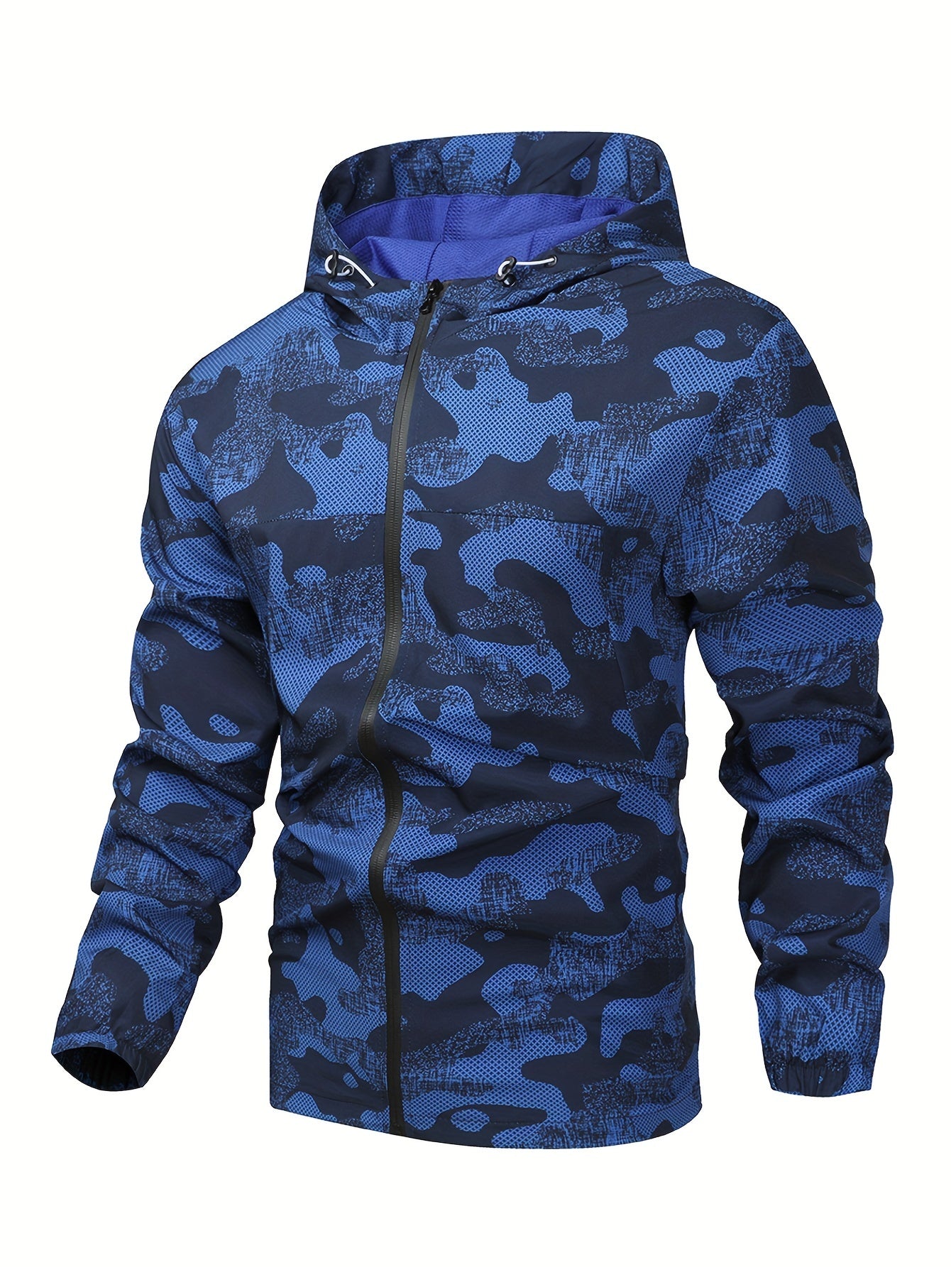 Tom | Colour Block Hooded Zip-Up Jacket for Men