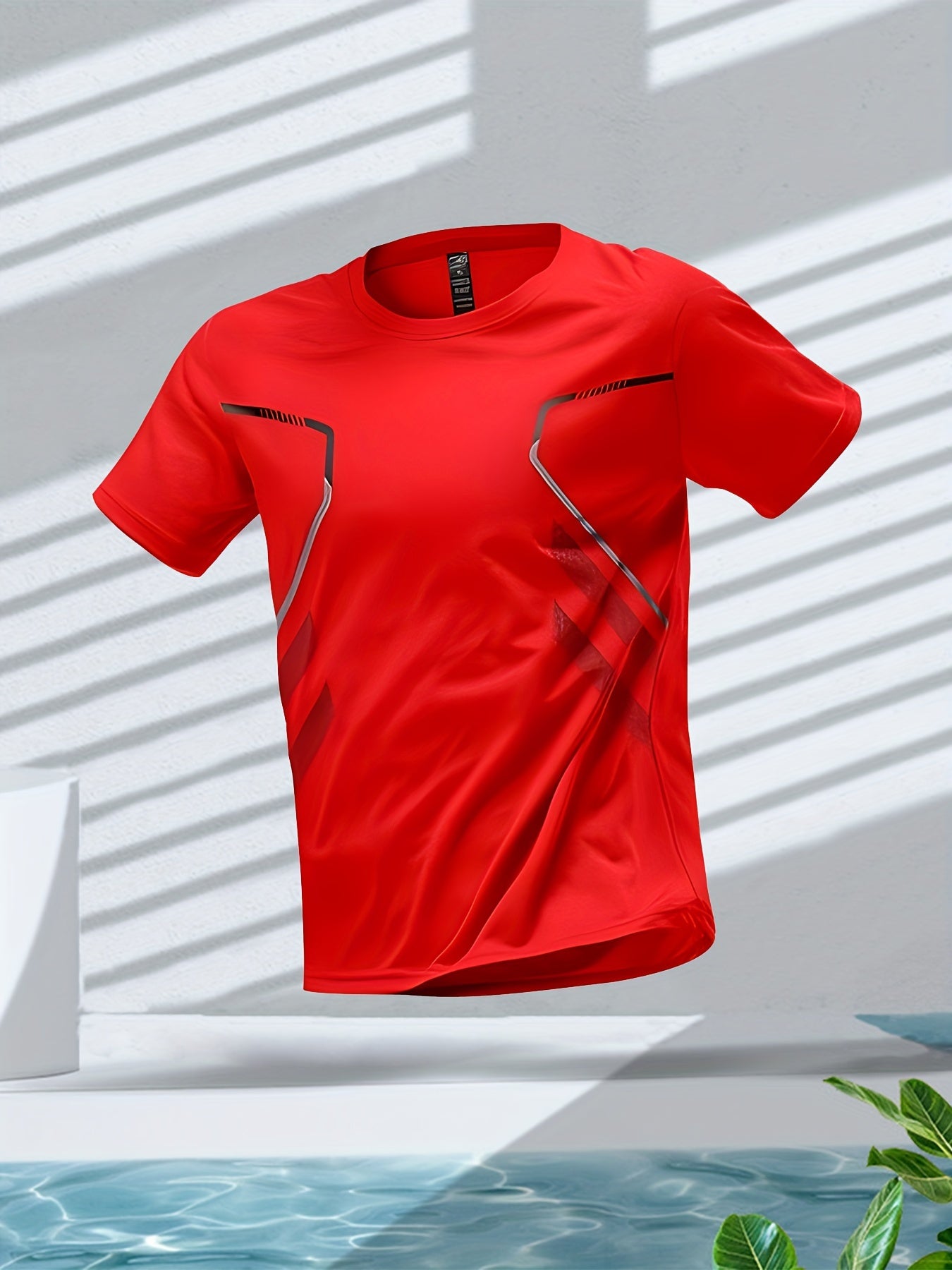 Tom | Colourful Men's Sports T-Shirt with Quick-Drying Short Sleeves