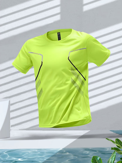 Tom | Colourful Men's Sports T-Shirt with Quick-Drying Short Sleeves