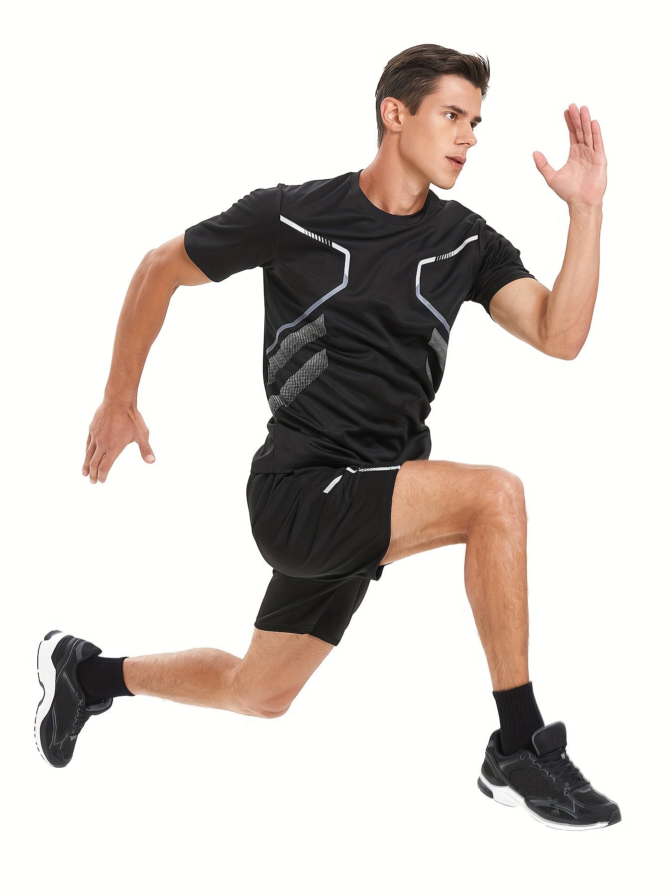 Tom | Colourful Men's Sports T-Shirt with Quick-Drying Short Sleeves