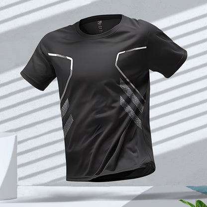 Tom | Colourful Men's Sports T-Shirt with Quick-Drying Short Sleeves