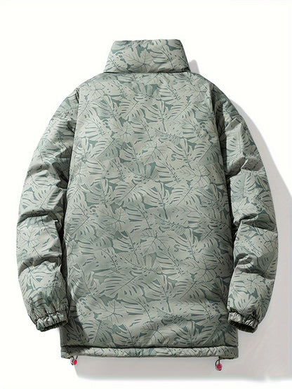 Tom | Reversible Thick Jacket with Stand-Up Collar and Long Sleeves