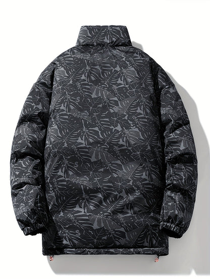 Tom | Reversible Thick Jacket with Stand-Up Collar and Long Sleeves
