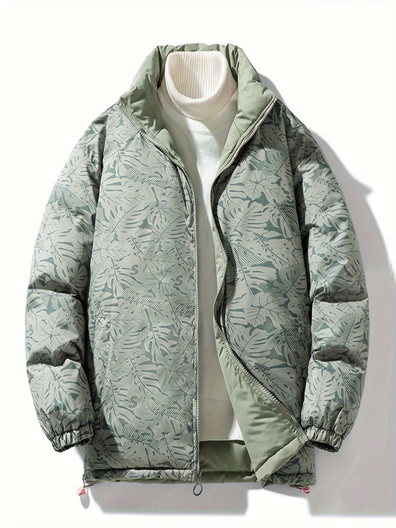 Tom | Reversible Thick Jacket with Stand-Up Collar and Long Sleeves