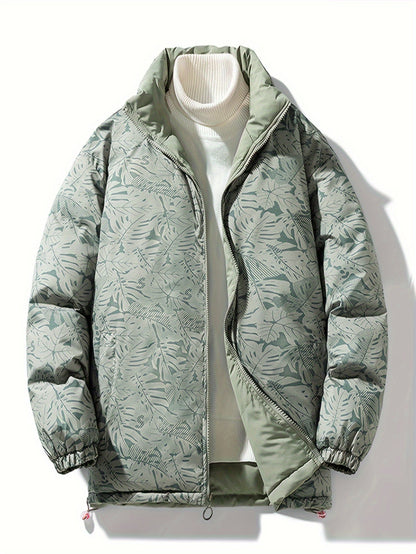 Tom | Reversible Thick Jacket with Stand-Up Collar and Long Sleeves