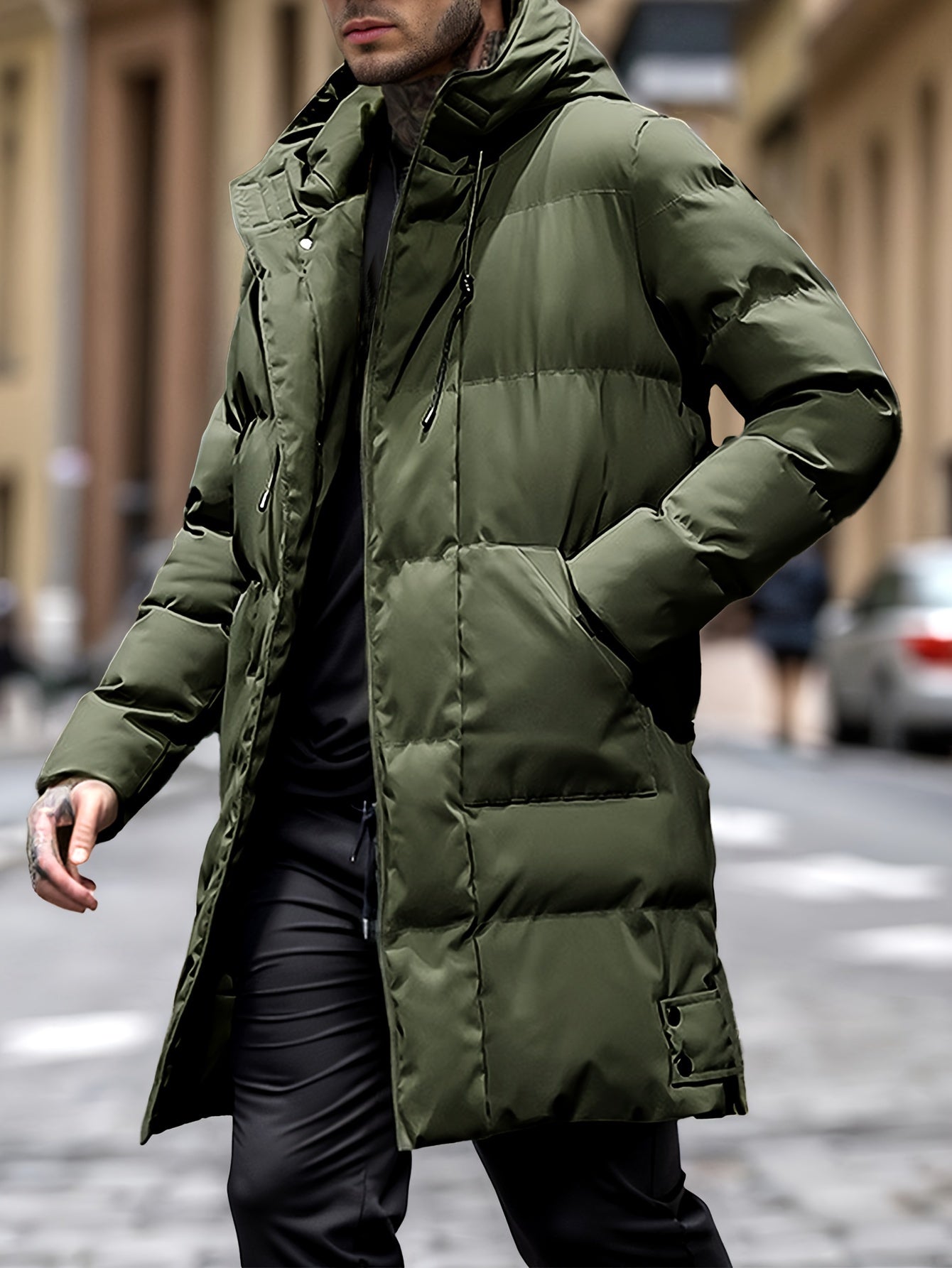 Tom | Warm winter parka with hood and pockets