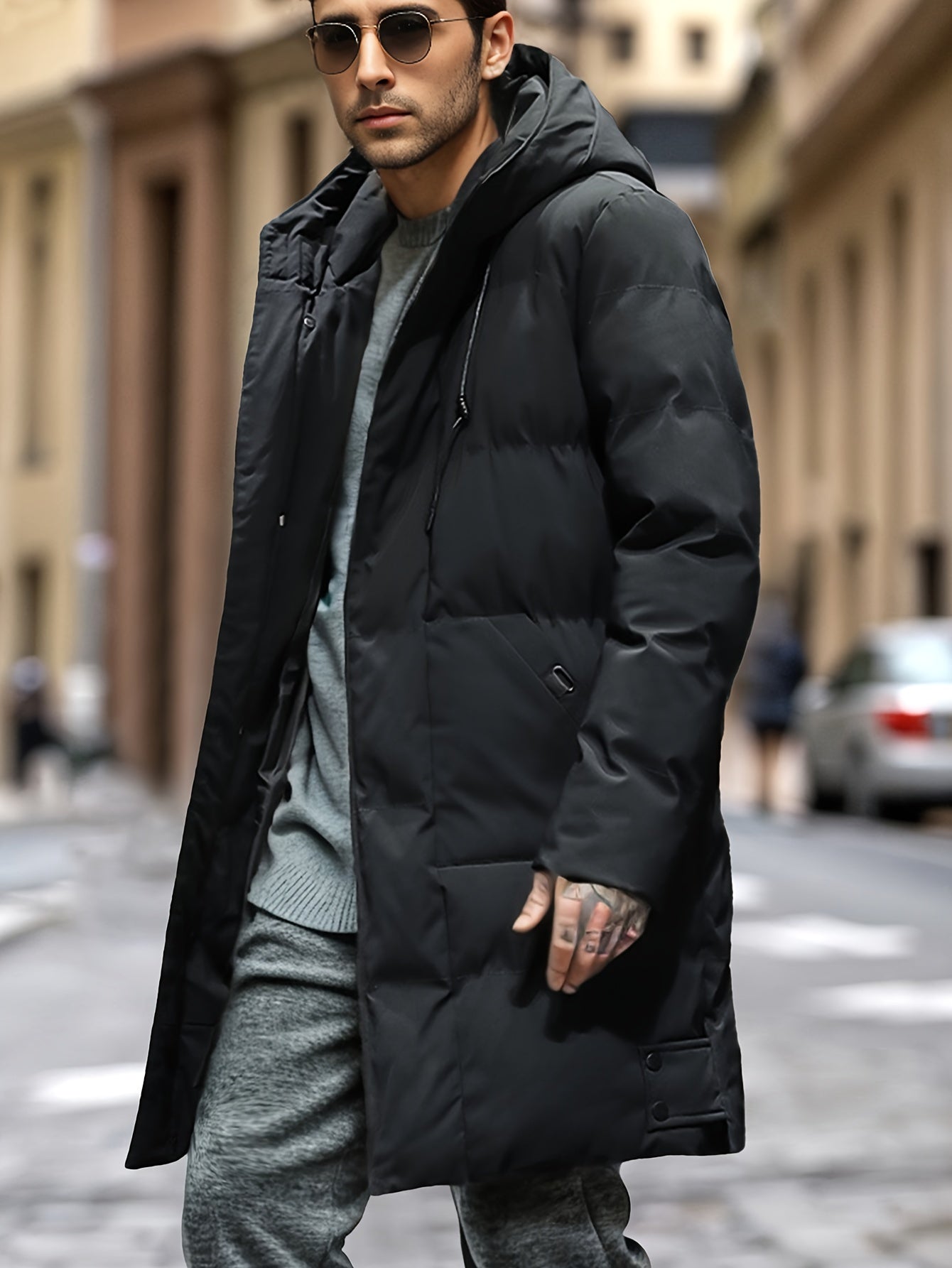 Tom | Warm winter parka with hood and pockets