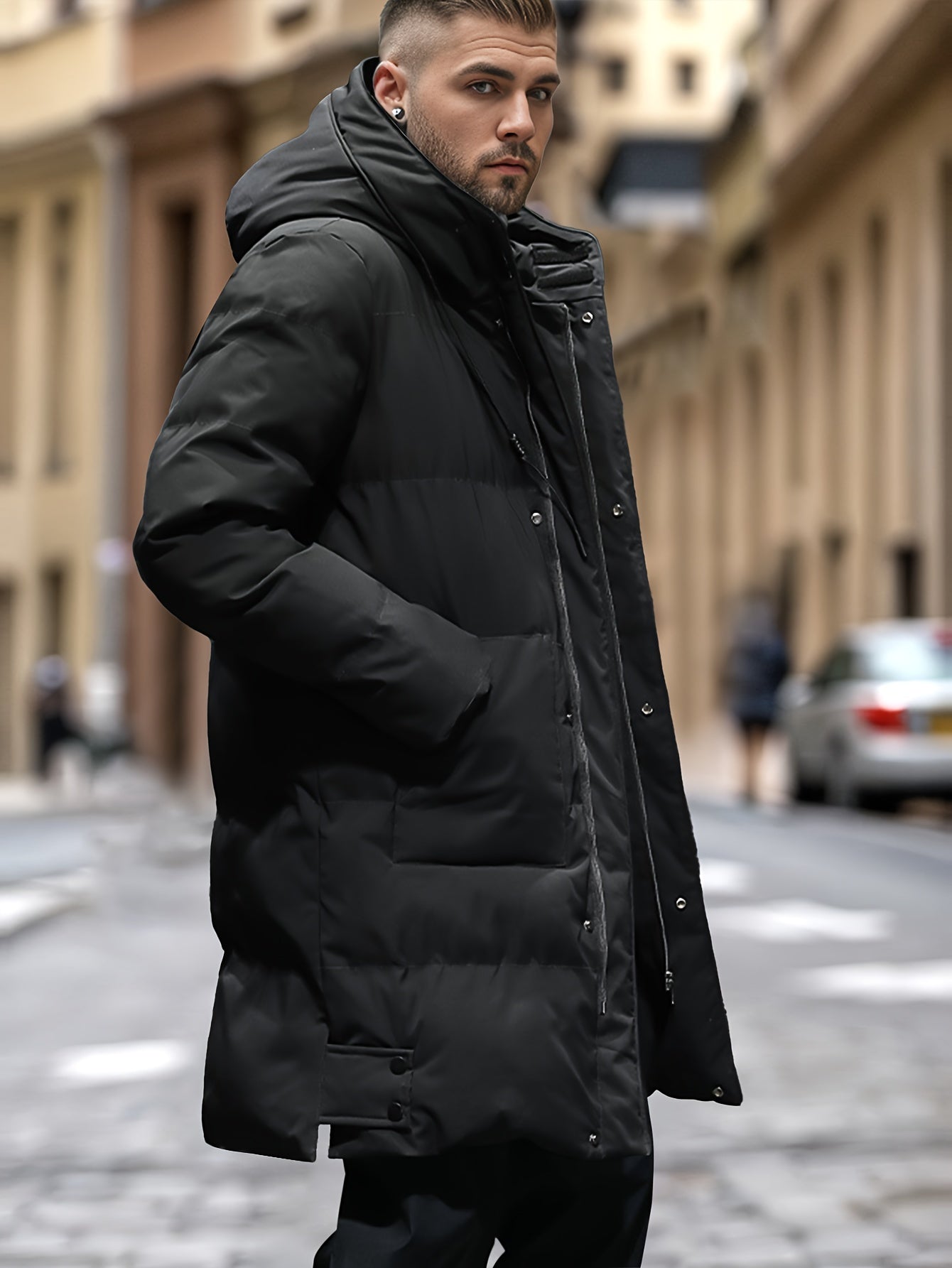 Tom | Warm winter parka with hood and pockets