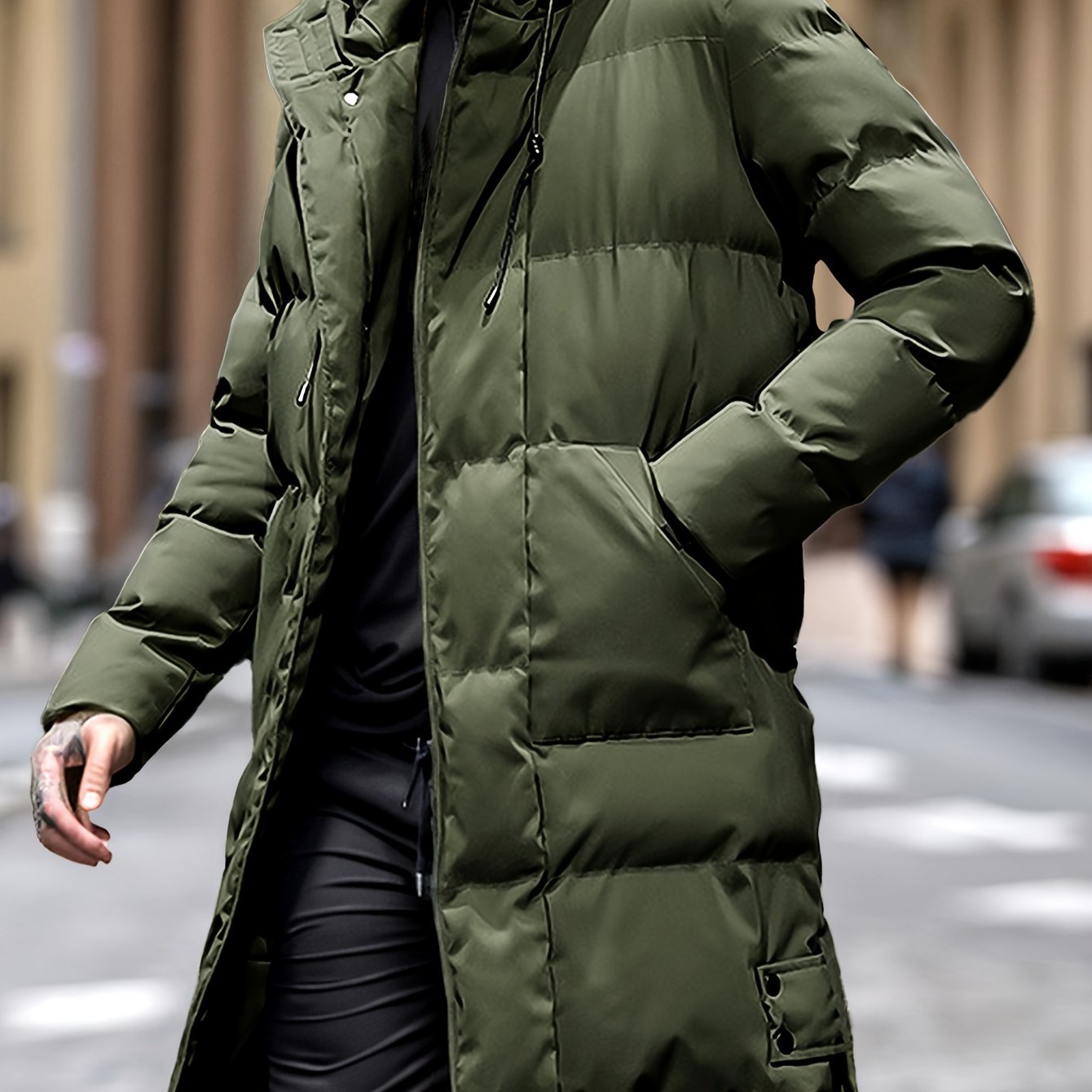 Tom | Warm winter parka with hood and pockets