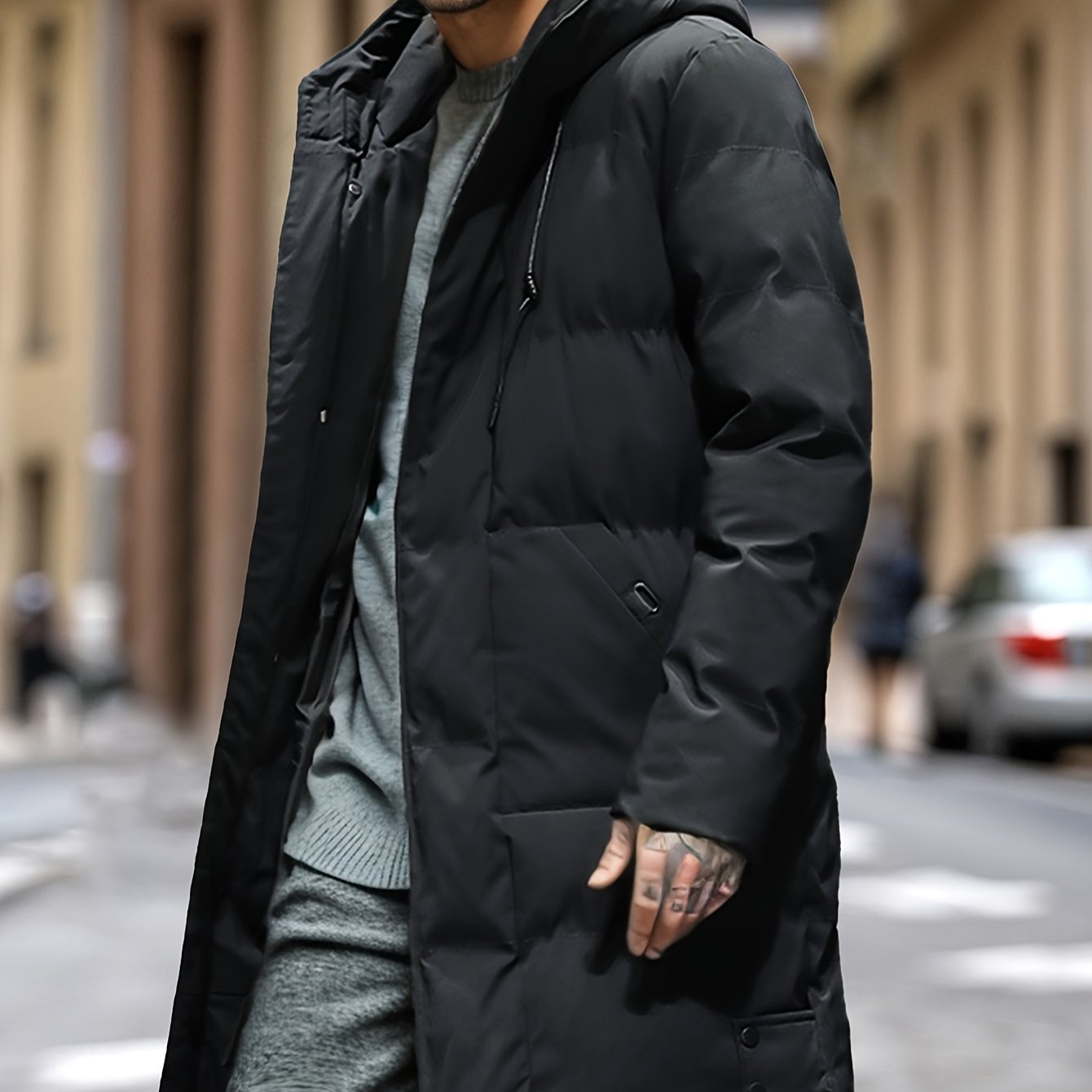 Tom | Warm winter parka with hood and pockets