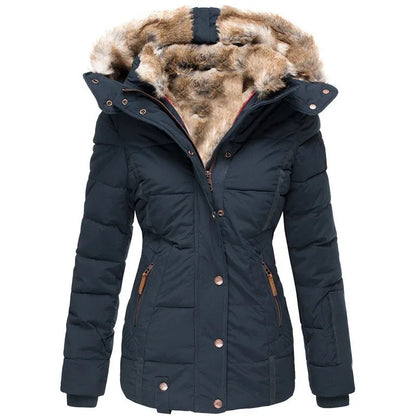 Tommy | women's jacket with collar and fur