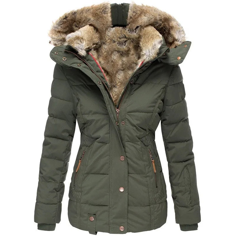 Tommy | women's jacket with collar and fur