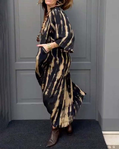 Vintage maxi dress with pockets