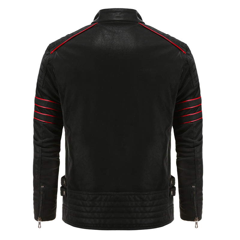 Willem | Black Leather Jacket for Men