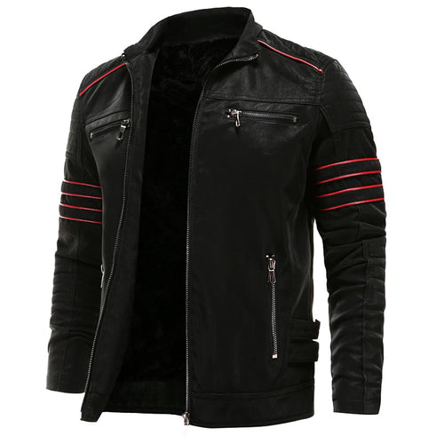 Willem | Black Leather Jacket for Men