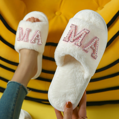 Zoë | Comfortable & breathable open-toe slippers with non-slip sole